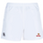 The Raleigh Venom Player's Drill Short by EMB Canterbury is crafted from recycled fabric with an elastic waistband for comfort. It features the Canterbury logo on the left and "VENOM" on the right, offering a stylish and durable addition to your sportswear collection.