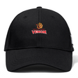 The Raleigh Venom Flexfit Drill Cap by EMB Canterbury showcases a snail graphic above "Ballers Hobby Venom" and features a curved brim for a modern look.