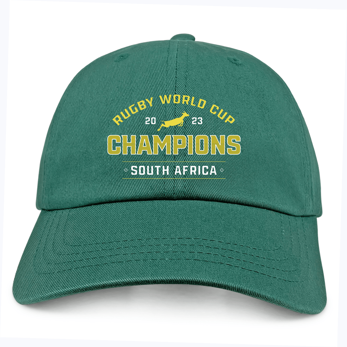 EMB Alpha Broder South Africa RWC 23 Champions Cotton Twill Dad Cap.