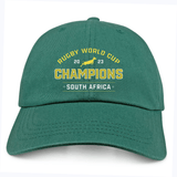 EMB Alpha Broder South Africa RWC 23 Champions Cotton Twill Dad Cap.