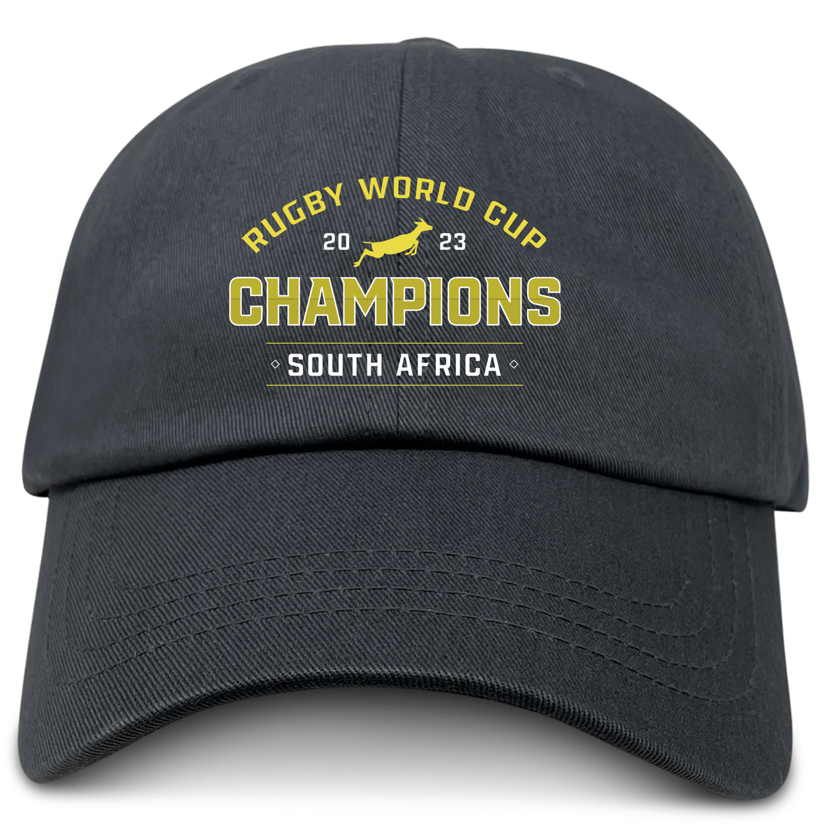 EMB Alpha Broder South Africa RWC 23 Champions Cotton Twill Dad Cap.