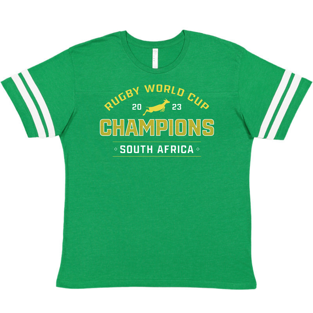 WRS LAT South Africa Rugby World Cup 23 Champions Supersoft Tee World Rugby Shop XL Black
