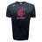 The Washington State University Tempo Vapodri T-Shirt by WRS Canterbury features black short sleeves, a red cougar head and "RUGBY" on the front, CCC logos on collar and shoulder, and moisture-wicking fabric to keep you cool during play.