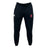The Washington State University Leisure Sweatpant by EMB Canterbury features the Canterbury logo on the left and a red rugby emblem with text on the right thigh, crafted from soft organic cotton fleece and shown on a white background.