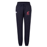 The Washington State University Women's Leisure Sweatpant by EMB Canterbury features elastic cuffs, a drawstring waist, and embroidered Canterbury and WSU Rugby logos. Perfect for comfortable, everyday wear.
