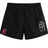 The Washington State University Tactic Short by EMB Canterbury features a white Canterbury logo on the right leg and a red WSU Cougars rugby logo on the left, perfect for men's gym or rugby use.