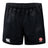 The Roses Rugby Professional Shorts by EMB Canterbury are durable polyester shorts with an elastic waistband, featuring the iconic Canterbury logo and a red rose emblem, perfect for rugby enthusiasts.