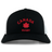 The Nations of Rugby Canada Rugby Retro Trucker Cap by EMB S&S Activewear features "CANADA RUGBY" with a red maple leaf logo and an adjustable snapback closure for comfort in classic black and white.