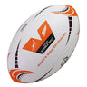 The Rhino All Blacks v Springboks “Greatest Rivalry” Vortex Pro Replica Ball from Rhino is a white commemorative rugby ball with striking orange and black patterns. It features the text “RUGBY’S GREATEST RIVALRY” along with two team logos, including a springbok and a silver fern, making it the perfect keepsake for fans celebrating this legendary match-up.