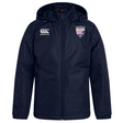 Cincinnati Rookie Rugby Club Vaposhield Stadium jacket by EMB Canterbury with a hood, featuring the EMB Canterbury logo on the right chest and a "rookie" badge on the left chest.