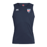 A navy blue Cincinnati Rookie Rugby Club Dry Singlet by EMB Canterbury featuring Vapodri Technology, with a logo on the right chest and 'rookie' badge on the left.