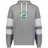 The WRS Augusta Nations of Rugby South Africa Jackson Way Hoodie is grey with white sleeve stripes, a green "South Africa Rugby" logo, and a bold leaping antelope graphic on the chest.