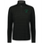 The EMB Augusta Women's Nations of Rugby South Africa Pursuit 1/4 Zip Pullover in black features moisture-wicking fabric, "South Africa Rugby" text, and a green rugby ball logo on the left chest for sporty style and comfort.