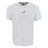 The EMB S&S Activewear South Africa Vintage Comfort Tee is a white t-shirt with a small leaping antelope graphic and "Hey" on the chest, inspired by vintage South African designs.