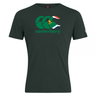 The WRS Canterbury South Africa CCC Flag Club T-Shirt features a soft cotton blend and the Canterbury Kiwi Logo with vibrant South African flag colors, perfect for any club member.