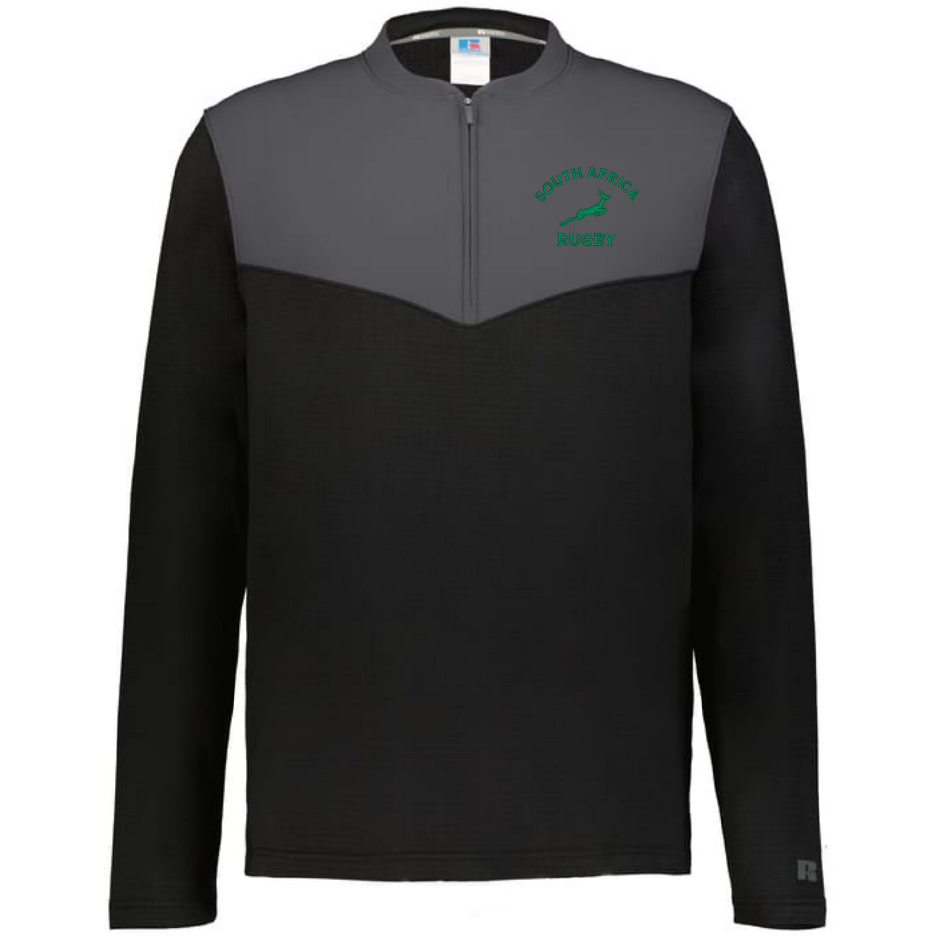 Nations of Rugby South Africa Sideline Grid 1/4 Zip Pullover
