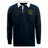 The EMB Mudoo Nations of Rugby South Africa Rugby Classic Jersey 24 is a long-sleeve dark green jersey with a white collar, springbok emblem on the left chest, and yellow "South Africa Rugby" logo—crafted for fan comfort.