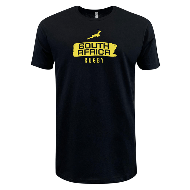 Nations of Rugby South Africa Brush Stroke Supersoft Tee 24 by WRS LAT