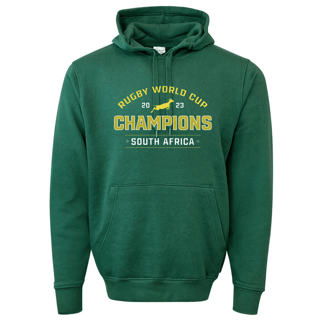 A WRS Augusta South Africa RWC 23 Champions Pullover Hoodie.