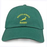 Nations of Rugby South Africa Dad Cap 24 from EMB Alpha Broder with embroidered design.