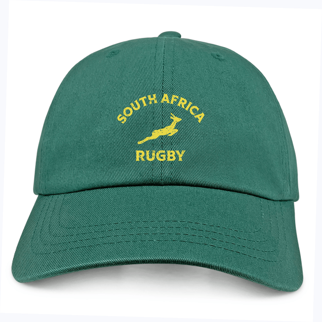 Nations of Rugby South Africa Dad Cap 24 from EMB Alpha Broder with embroidered design.
