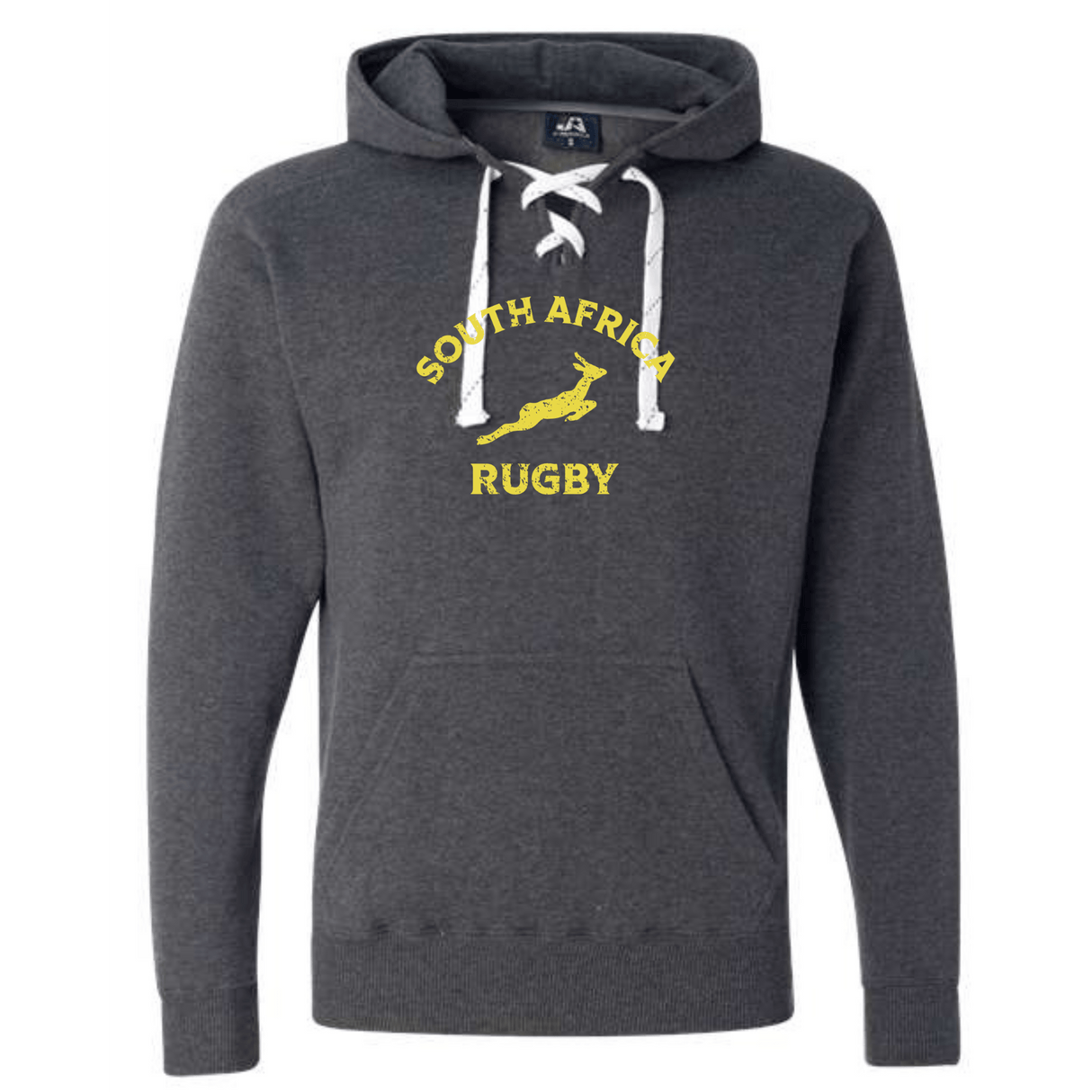 Nations of Rugby South Africa Rugby Hockey Hoodie 24 with WRS Alpha Broder logo, made of ringspun cotton.
