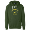 Nations of Rugby South Africa Rugby Hockey hoodie 24 with WRS Alpha Broder logo, yellow map graphic, and made of ringspun cotton.