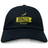 The EMB S&S Activewear Nations of Rugby South Africa Brush Stroke Dad Cap is a black dad cap with a yellow springbok and "South Africa Rugby" logo embroidered on the front—ideal for fans and collectors.