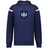 The WRS Augusta Scotland Heritage Prep Vintage Shield Hoodie features navy blue fabric, white sleeve stripes, and a chest crest with a thistle and "1871," celebrating Scottish heritage.