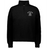 The EMB Augusta Women's Nations of Rugby Scotland Jackson Way Pullover is a black quarter-zip sweatshirt featuring "Scotland Rugby" and a white thistle emblem on the left chest—ideal for fans wanting stylish women's rugby apparel.