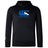 The Canterbury Scotland CCC Club Lightweight Hoodie by WRS Canterbury is a lightweight polyester black hooded sweatshirt with a bold blue and white logo on the front.