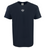 The Scotland Vintage Comfort Tee by EMB S&S Activewear is a plain black T-shirt featuring an embroidered white shield and laurel wreath logo on the chest, inspired by classic Scotland vintage designs.
