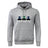 The Seacoast Rugby Club Club Hoodie by WRS Canterbury is a gray hoodie featuring three boats in blue, black, and green above the "Seacoast Rugby Club" text.