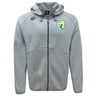 Stay comfortable all day in the SoCal Youth Referees Tempo Vapodri Full-Zip Hoodie by EMB Canterbury. This light gray hoodie features moisture-wicking fabric, a hood with drawstrings, black Canterbury logo, and a green SoCal chest badge.