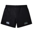The Seacoast Rugby Club Women's Yokohama Short by EMB Canterbury offers athletic style and comfort, featuring an elastic waistband and Canterbury branding—perfect women's rugby shorts.