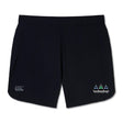 The Seacoast Rugby Club Elite Woven Short by EMB Canterbury features a small white and blue logo on the left leg and a Canterbury logo on the right—ideal for training or everyday workouts.