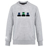 The Seacoast Rugby Club Club Crew Sweatshirt by WRS Canterbury features three tugboats in black, blue, and green above "Seacoast Rugby Club" on light gray, with an embroidered CCC logo for ultra-soft style and comfort.