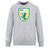 The SoCal Youth Rugby Club Crew Sweatshirt by WRS Canterbury is a grey ultra-soft sweatshirt with a green and yellow dragon "SOCAL Youth Rugby" logo on the chest and a small embroidered CCC logo on the left sleeve.