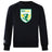 The SoCal Youth Rugby Club Crew Sweatshirt by WRS Canterbury features a black design, a green, yellow, and white "SOCAL YOUTH RUGBY" crest on the chest, and an embroidered CCC logo on the left sleeve.