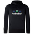 The Seacoast Rugby Club Lightweight Hoodie by WRS Canterbury is a black hoodie with three tugboats in blue, green, and black above “Seacoast Rugby Club” and “Est. 1974.” Custom-made for Canterbury fans.