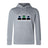 The Seacoast Rugby Club Club Lightweight Hoodie by WRS Canterbury features three tugboats in black, blue, and green above "Seacoast Rugby Club"—a light gray custom piece perfect for fans.