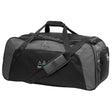 The Seacoast Rugby Club Holdall Duffle Bag by EMB Canterbury features a water-repellent finish, shoulder strap, side pocket, and triple-bottle embroidery—ideal as a versatile rugby bag.