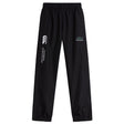 The Seacoast Rugby Club Cuffed Hem Stadium Pant by EMB Canterbury features a black athletic look with an elastic waistband, cuffed hem, and white embroidered Seacoast Rugby logo on the upper left leg.