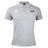 The Seacoast Rugby Club Waimak Polo by EMB Canterbury features light grey fabric, a white "Canterbury" logo on the right chest, and three colored bottles on the left—perfect for classic rugby polo fans.