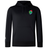 The EMB Canterbury South Africa Shield Club Lightweight Hoodie is ideal for rugby fans, featuring a black design with a drawstring, a multicolored shield emblem on the left chest, and a small white logo on the right sleeve. Perfect for supporting your favorite South African team.