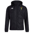 Stay dry and show your team pride in the EMB Canterbury South Side Irish 50th Anniversary Club Vaposhield Full Zip Rain Jacket, featuring a water-resistant finish, right chest Canterbury logo, and colorful "IRISH RUGBY" crest on the left.