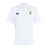 The South Side Irish 50th Anniversary Club Dry Polo by EMB Canterbury features short sleeves, a collar, two chest logos, and Vapodri tech for all-day breathable comfort.