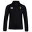 The South Side Irish 50th Anniversary Club 1/4 Zip Mid Layer Training Top by EMB Canterbury is a black long-sleeve rugby top with a Canterbury logo on the right chest and an embroidered crest on the left.