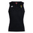 The South Side Irish 50th Anniversary Club Dry Singlet by EMB Canterbury is a sleeveless black Vapodri top with a white Canterbury logo on the right chest and a small embroidered crest on the left, ideal for athletic gear fans.