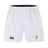 The EMB Canterbury South Side Irish 50th Anniversary Advantage Short 2.0 features an elastic waistband, the Canterbury logo on the left leg, and a special crest on the right—performance shorts crafted for comfort and style.